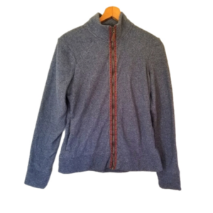 SHERPA Adventure Gear Knitted Fleece Sweater Ribbon Detail Size Medium